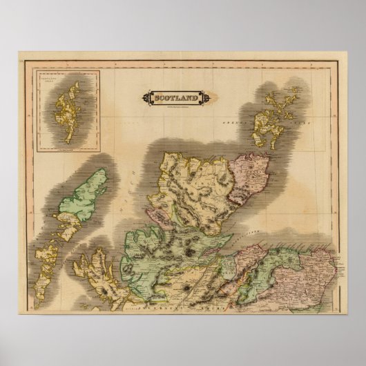 Schotland noord poster (Voorkant)