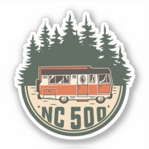 Schotland Noordkust 500 landschap route hooglanden Sticker