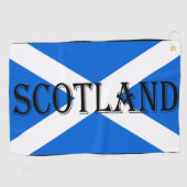 Schotland onder Schotse vlag Golfhanddoek (Horizontaal)