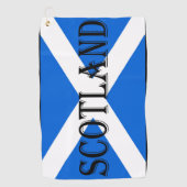 Schotland onder Schotse vlag Golfhanddoek (Voorkant)