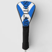 Schotland op Schotse vlag dcnt Golfheadcover (Voorkant)
