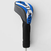 Schotland op Schotse vlag dcnt Golfheadcover (Schuin)