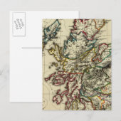 Schotland, oud, modern briefkaart (Voorkant / Achterkant)