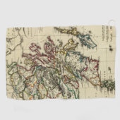 Schotland, oud, modern golfhanddoek (Horizontaal)
