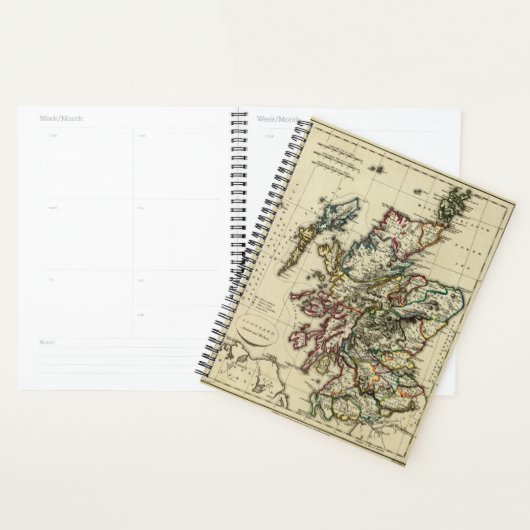 Schotland, oud, modern planner (Display)