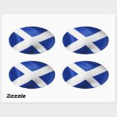 Schotland Ovale Sticker (Vel)