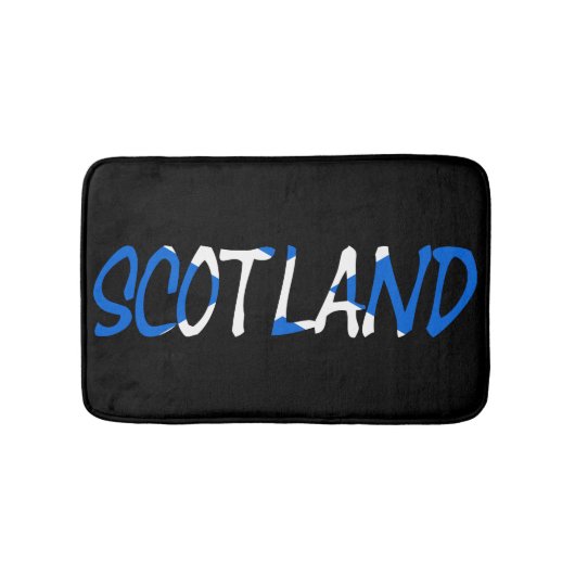 Schotland overlay op Schotse vlag bmt Badmat (Voorkant)