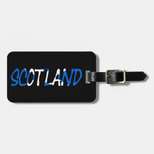 Schotland overlay op Schotse Vlag cd ltt Bagagelabel
