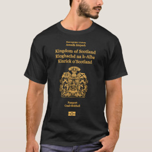 Schotland paspoort als onafhankelijk koninkrijk t-shirt