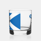 Schotland, patriottisch, ongebreideld, Schotse vla Whisky Glas (Links)