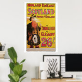 Schotland per trein en per trein Poster (Thuiskantoor)
