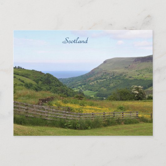 Schotland, prachtige Schotse hooglanden, Oceaan Briefkaart (Voorkant)
