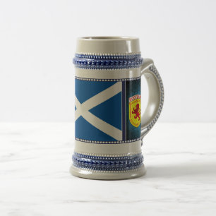 Schotland, Rampant leeuw, vlag, St. Andrew's vlag Bierpul