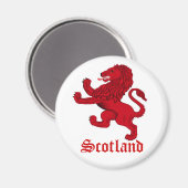 Schotland, Rampant lion Magneet (Voorkant / Achterkant)