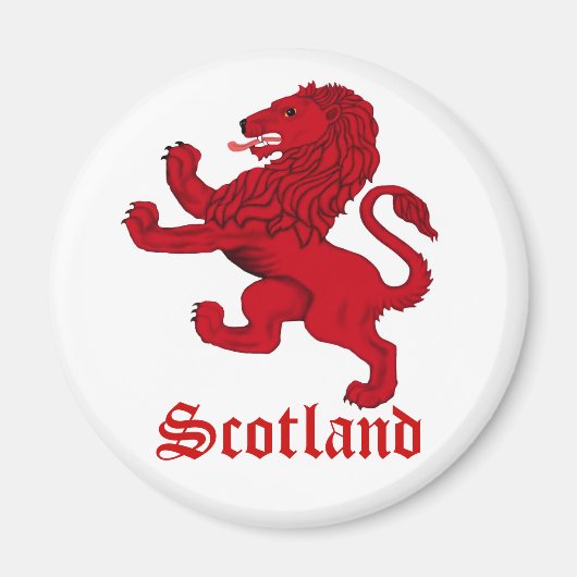 Schotland, Rampant lion Magneet (Voorkant)