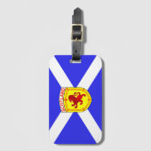 Schotland, Rampant lion, oude vlag van Schotland Bagagelabel (Voorkant (verticaal))