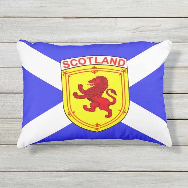 Schotland, Rampant lion, oude vlag van Schotland Buitenkussen (Voorkant)