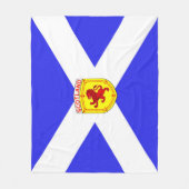 Schotland, Rampant lion, oude vlag van Schotland Fleece Deken (Voorkant)
