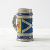 Schotland, Rampant lion, vlag, St. Andrew's vlag Bierpul (Voorkant links)