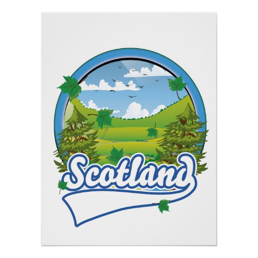 Schotland Reis logo Perfect Poster (Voorkant)