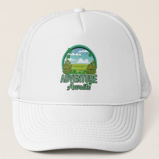 Schotland Reis logo Trucker Pet (Voorkant)