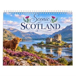 Schotland Reisagenda met Schitterende Beelden Kalender