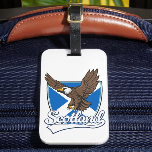 Schotland reislogo bagagelabel (Voorkant Insitu 2)