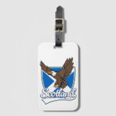 Schotland reislogo bagagelabel (Voorkant (verticaal))