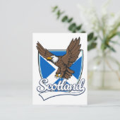 Schotland reislogo briefkaart (Staand voorkant)