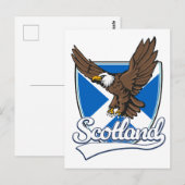 Schotland reislogo briefkaart (Voorkant / Achterkant)
