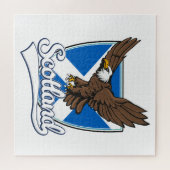 Schotland reislogo legpuzzel (Horizontaal)