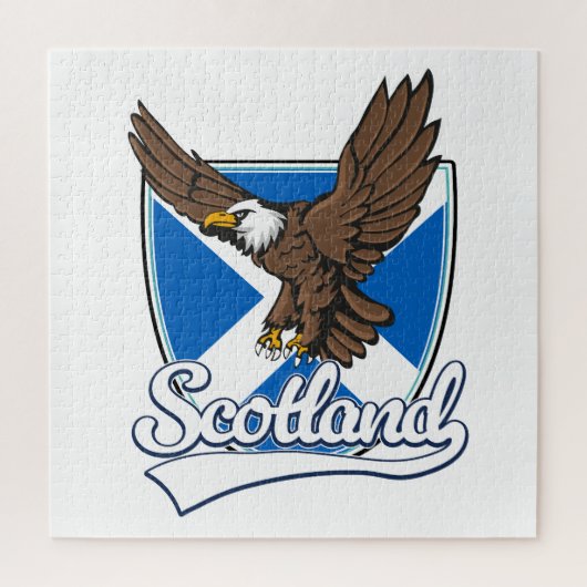 Schotland reislogo legpuzzel (Verticaal)