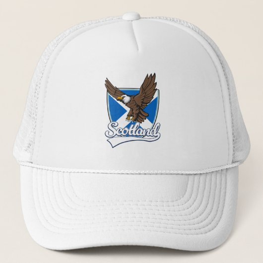 Schotland reislogo trucker pet (Voorkant)