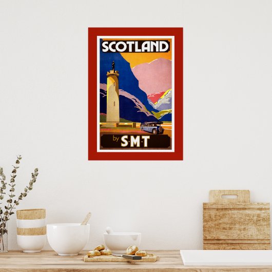  Schotland reisposter Poster (Keuken)