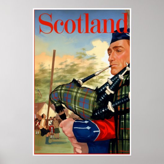 Schotland reisposter poster (Voorkant)