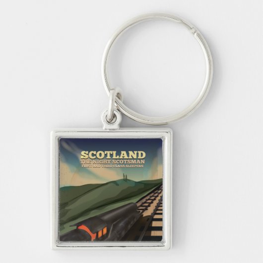 Schotland Reisposter Sleutelhanger (Voorkant)