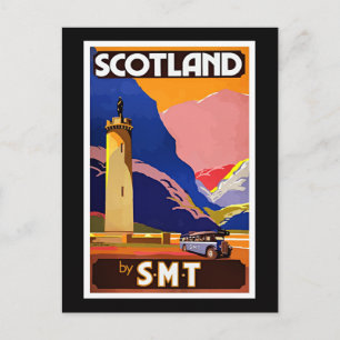 Schotland Reisposter van SMT, Briefkaart