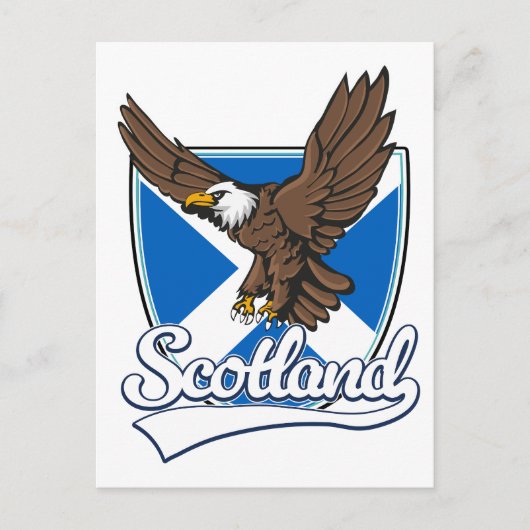 Schotland reizen logo briefkaart (Voorkant)