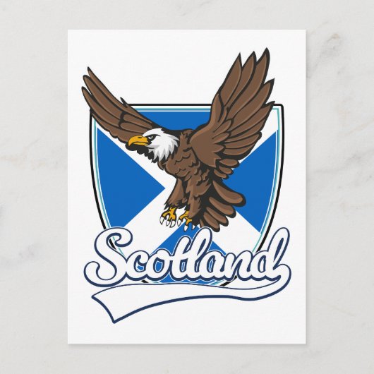 Schotland reizen logo feestdagenkaart (Voorkant)