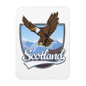 Schotland reizen logo magneet (Verticaal)