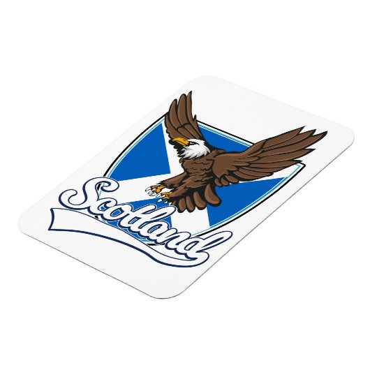 Schotland reizen logo magneet (Linkerzijde)