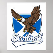 Schotland reizen logo poster (Voorkant)