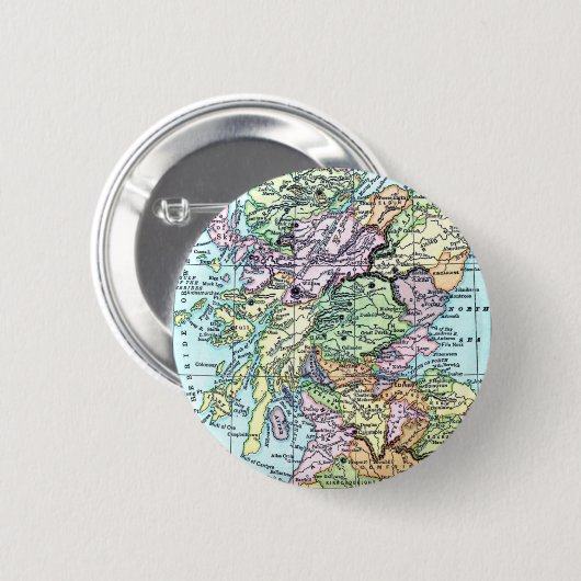 Schotland Ronde Button 5,7 Cm (Voorkant /achterkant)