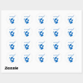 Schotland Ronde Sticker (Vel)
