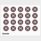 Schotland Ronde Sticker (Vel)