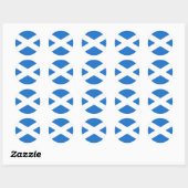 Schotland Ronde Sticker (Vel)