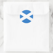 Schotland Ronde Sticker (Tas)