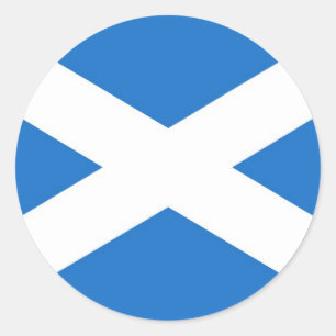 Schotland Ronde Sticker