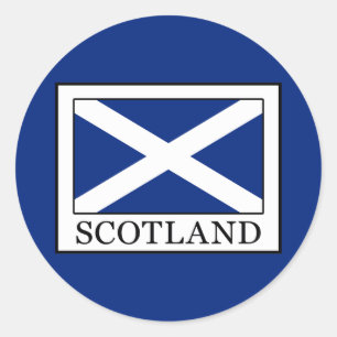 Schotland Ronde Sticker