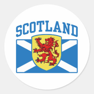 Schotland Ronde Sticker